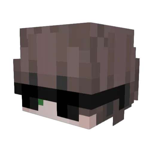 REviko_ Minecraft avatar head, 3D render