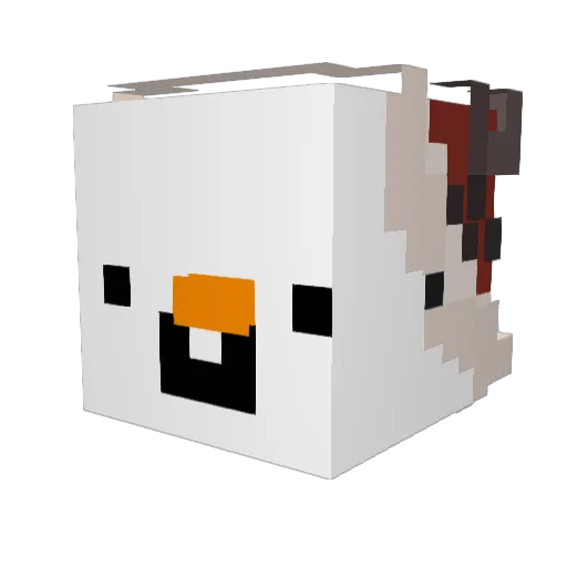RFG_kxxl Minecraft avatar head, 3D render