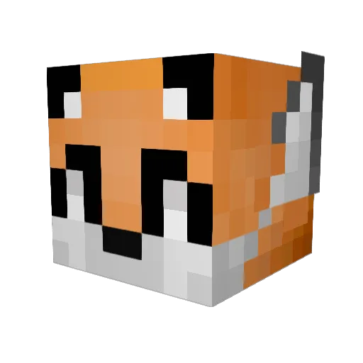 RFM2004 Minecraft avatar head, 3D render