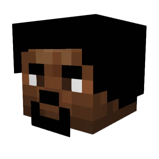 RGXDragon Minecraft avatar head, 3D render