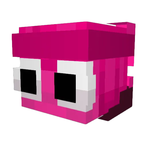 RG_34 Minecraft avatar head, 3D render