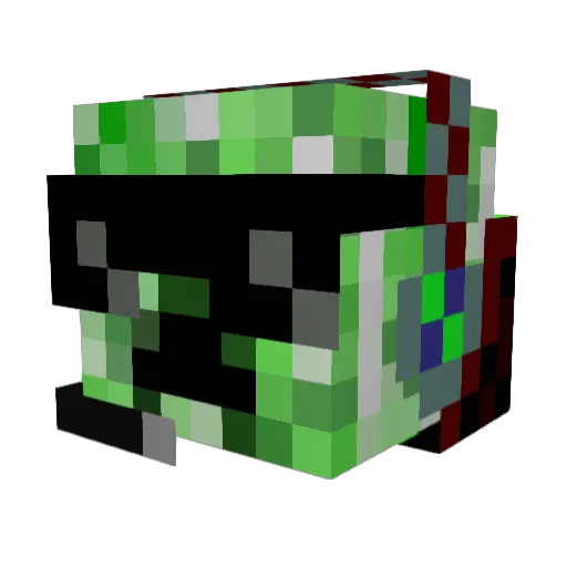 RGalvich Minecraft avatar head, 3D render