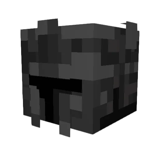 RH1N8 Minecraft avatar head, 3D render