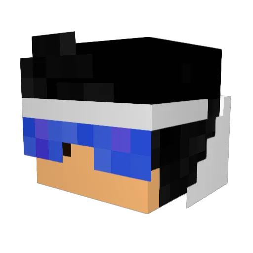 RH3lia Minecraft avatar head, 3D render