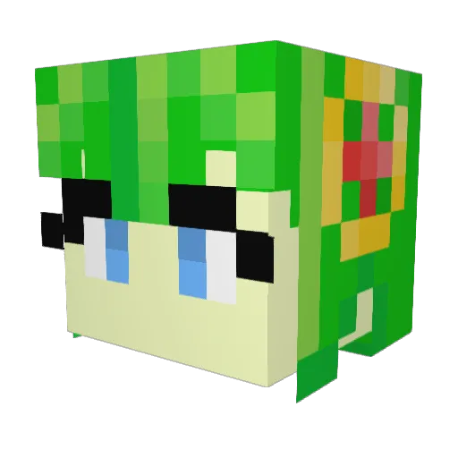 RHGames8913 Minecraft avatar head, 3D render