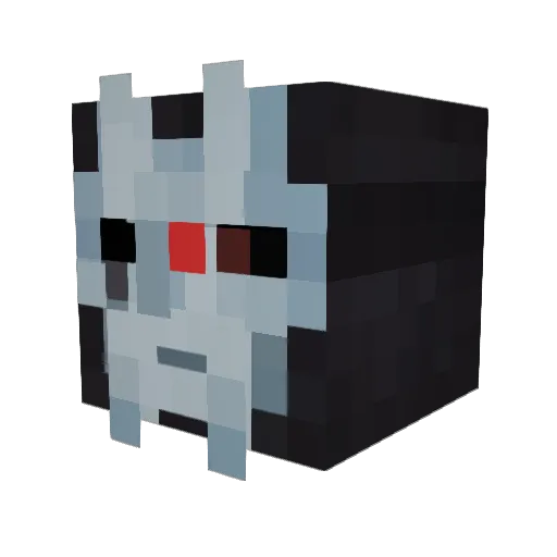 RHYBokuto Minecraft avatar head, 3D render