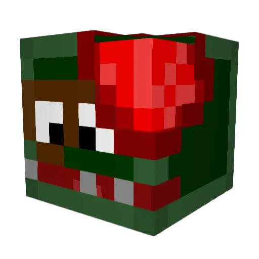 RHalim Minecraft avatar head, 3D render
