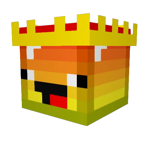 RHolmez Minecraft avatar head, 3D render