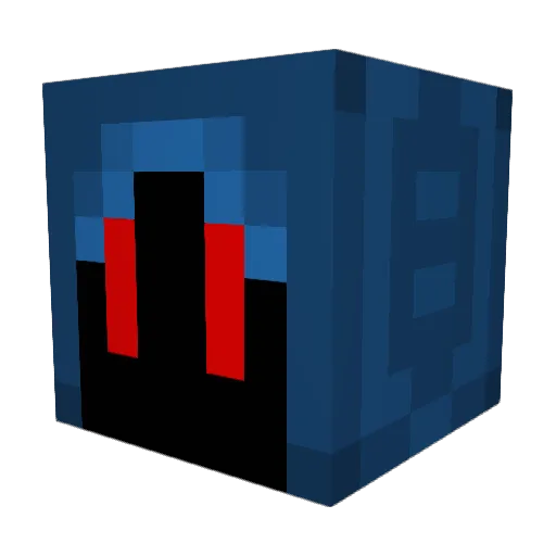 RHydra1 Minecraft avatar head, 3D render