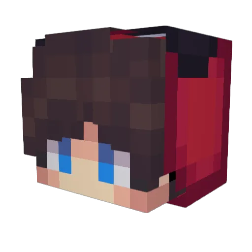 RICARDO_A_ Minecraft avatar head, 3D render