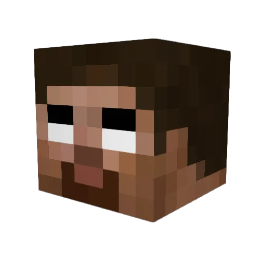 RICCARDOCARRO Minecraft avatar head, 3D render