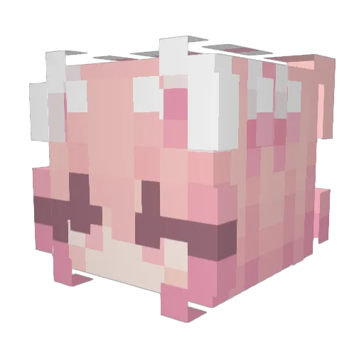 RICK66696 Minecraft avatar head, 3D render