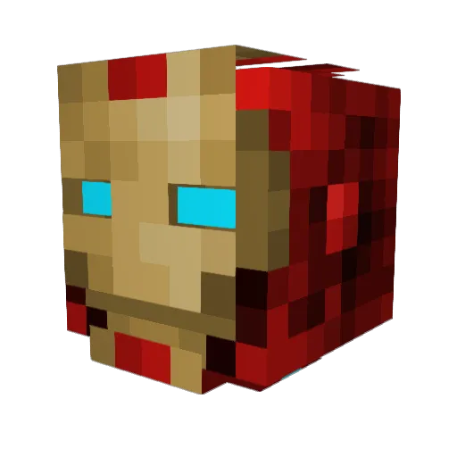 RICKY0515 Minecraft avatar head, 3D render
