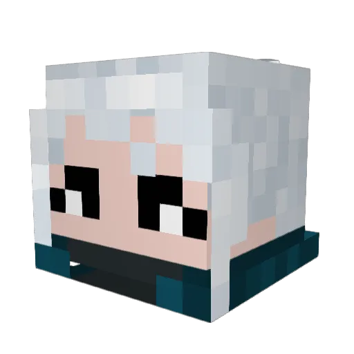 RIDERTHOR Minecraft avatar head, 3D render