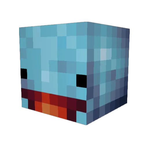 RIEmagic Minecraft avatar head, 3D render