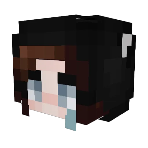 RILEY5423543 Minecraft avatar head, 3D render