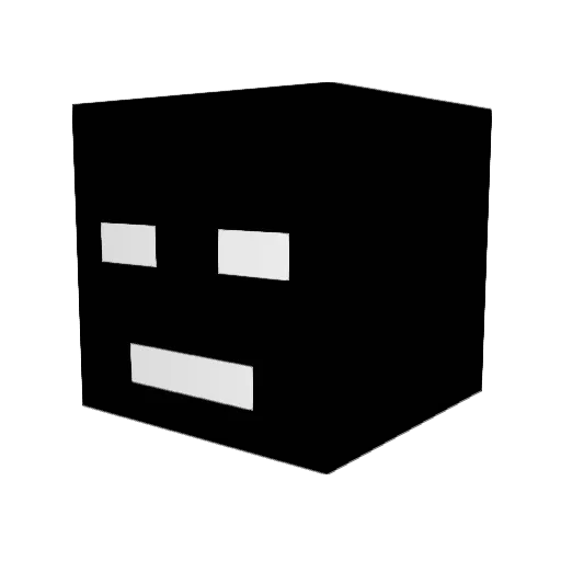 RINGO_W Minecraft avatar head, 3D render