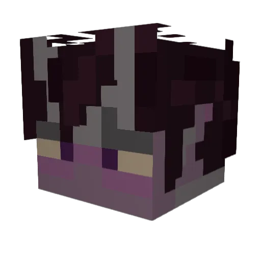 RIOT55 Minecraft avatar head, 3D render