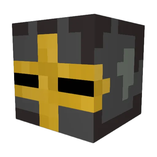 RIO_CO Minecraft avatar head, 3D render