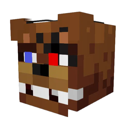 RIPAdam Minecraft avatar head, 3D render