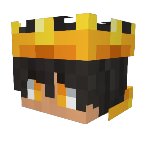 RIPPER1402 Minecraft avatar head, 3D render