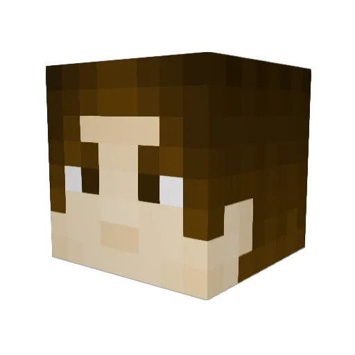 RIPPERR666 Minecraft avatar head, 3D render