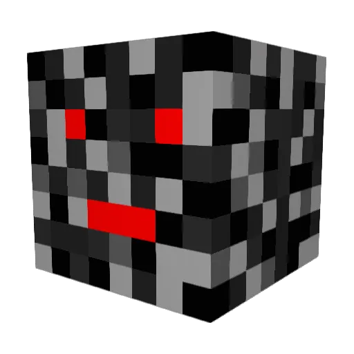 RIPSKIJ Minecraft avatar head, 3D render