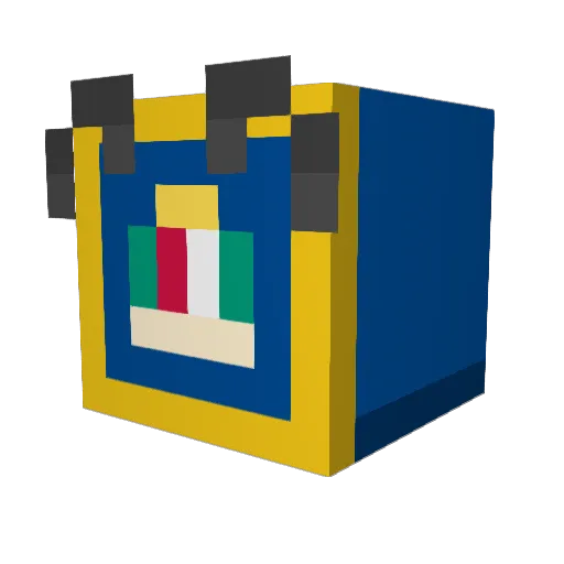 RIPTechno_ Minecraft avatar head, 3D render