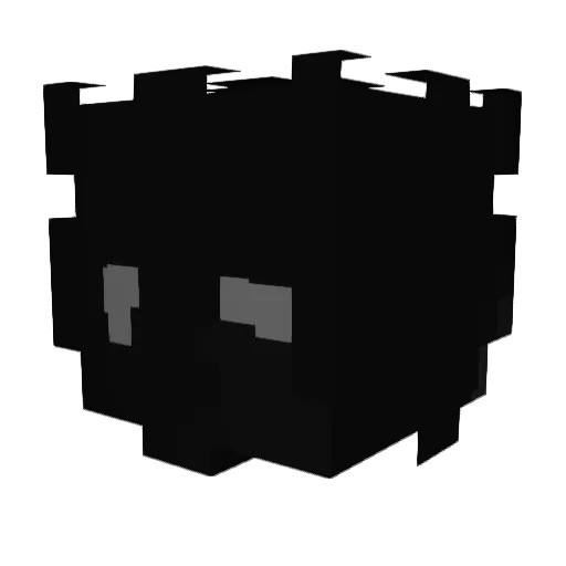 RIP_Camber Minecraft avatar head, 3D render