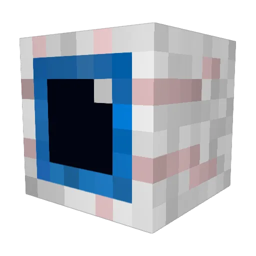 RIP_Dracula Minecraft avatar head, 3D render