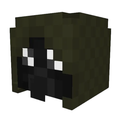 RIPanimation Minecraft avatar head, 3D render