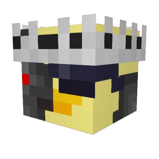 RIPcloudyyy Minecraft avatar head, 3D render