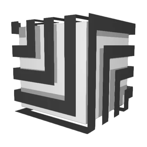 RIRIRI77 Minecraft avatar head, 3D render