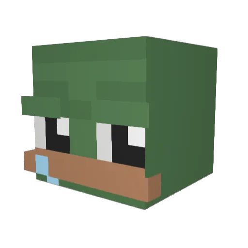 RITAARDINHO Minecraft avatar head, 3D render