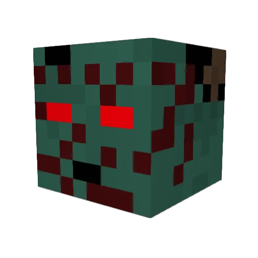 RITIANASS Minecraft avatar head, 3D render