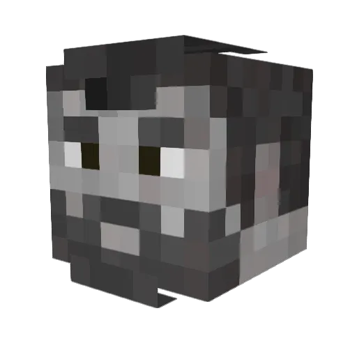 RITOXfr Minecraft avatar head, 3D render