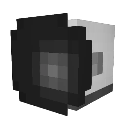 RIVAS0 Minecraft avatar head, 3D render