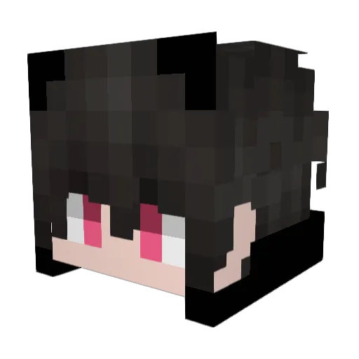 RIZZLEG Minecraft avatar head, 3D render