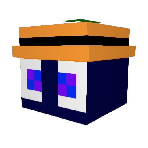RJC4lifee Minecraft avatar head, 3D render