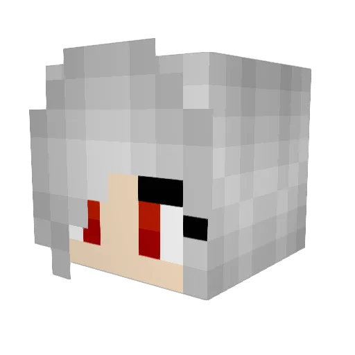 RJDom32013 Minecraft avatar head, 3D render