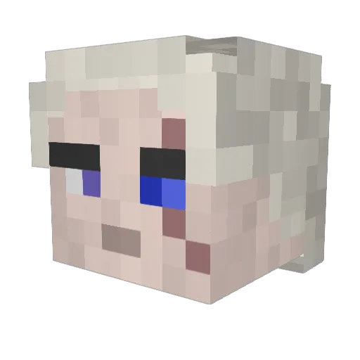 Minecraft-Avatar von RJOLH: Kopf als 3D-Render