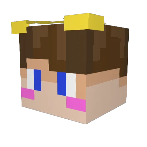 RJTheShade Minecraft avatar head, 3D render