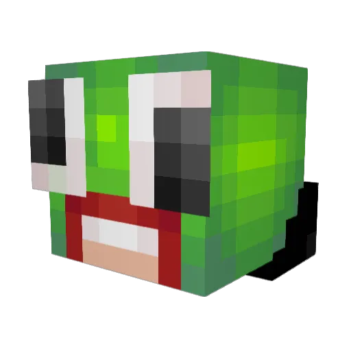 RJ_Does_Stuff Minecraft avatar head, 3D render