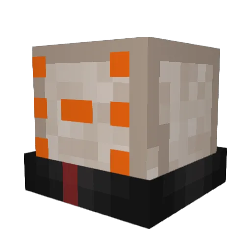RJ__v Minecraft avatar head, 3D render