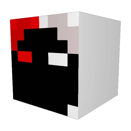 RJfrr111 Minecraft avatar head, 3D render