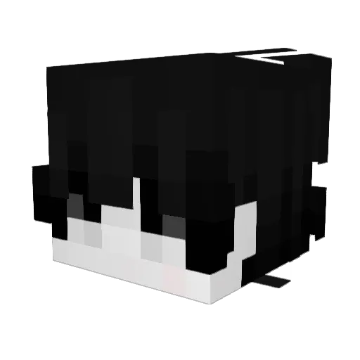 RJl780 Minecraft avatar head, 3D render