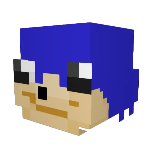RKDMIN Minecraft avatar head, 3D render