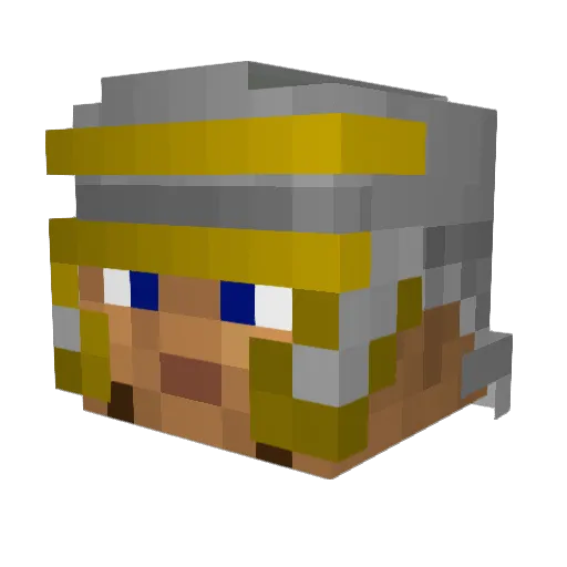 RKM1999 Minecraft avatar head, 3D render