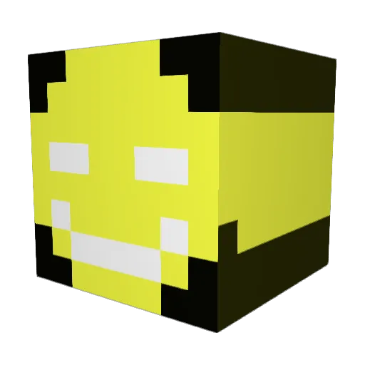 RK_GAMES2115 Minecraft avatar head, 3D render