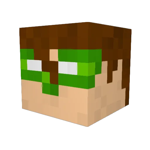RKarges007 Minecraft avatar head, 3D render
